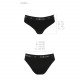 Трусики-сліпи з бавовни та еластаном Passion PS004 PANTIES black, size S Трусики-сліпи з бавовни та еластаном Passion PS004 PANTIES black, size S