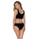 Трусики-сліпи з бавовни та еластаном Passion PS004 PANTIES black, size S Трусики-сліпи з бавовни та еластаном Passion PS004 PANTIES black, size S