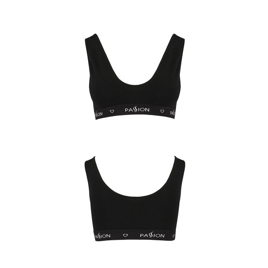 Спортивний топ з широкою гумкою Passion PS004 TOP black, size L Спортивний топ з широкою гумкою Passion PS004 TOP black, size L