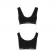 Спортивний топ з широкою гумкою Passion PS004 TOP black, size S Спортивний топ з широкою гумкою Passion PS004 TOP black, size S