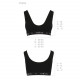Спортивний топ з широкою гумкою Passion PS004 TOP black, size S Спортивний топ з широкою гумкою Passion PS004 TOP black, size S