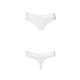 Трусики-бразиліана з бавовни Passion PS005 PANTIES white, size L Трусики-бразиліана з бавовни Passion PS005 PANTIES white, size L