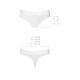 Трусики-бразиліана з бавовни Passion PS005 PANTIES white, size S Трусики-бразиліана з бавовни Passion PS005 PANTIES white, size S