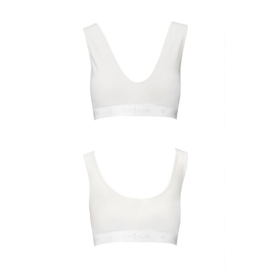 Спортивний топ з еластичної бавовни Passion PS005 TOP white, size L Спортивний топ з еластичної бавовни Passion PS005 TOP white, size L