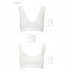 Спортивний топ з еластичної бавовни Passion PS005 TOP white, size S Спортивний топ з еластичної бавовни Passion PS005 TOP white, size S