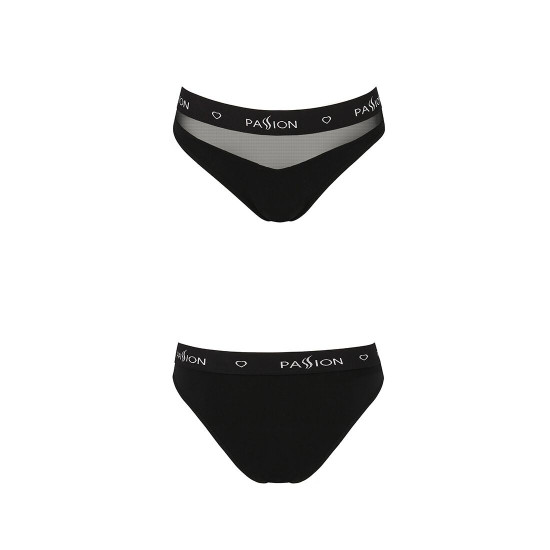 Трусики з прозорою вставкою Passion PS006 PANTIES black, size M Трусики з прозорою вставкою Passion PS006 PANTIES black, size M
