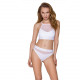 Трусики з прозорою вставкою Passion PS006 PANTIES white, size L Трусики з прозорою вставкою Passion PS006 PANTIES white, size L