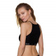 Спортивний топ з прозорою вставкою Passion PS006 TOP black, size M Спортивний топ з прозорою вставкою Passion PS006 TOP black, size M