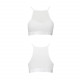 Спортивний топ з прозорою вставкою Passion PS006 TOP white, size S Спортивний топ з прозорою вставкою Passion PS006 TOP white, size S