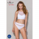 Спортивний топ з прозорою вставкою Passion PS006 TOP white, size S Спортивний топ з прозорою вставкою Passion PS006 TOP white, size S