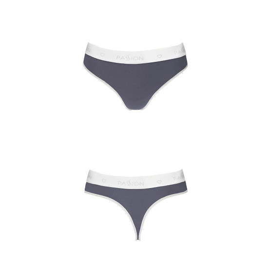 Спортивні трусики-стрінги Passion PS007 PANTIES dark grey, size S Спортивні трусики-стрінги Passion PS007 PANTIES dark grey, size S