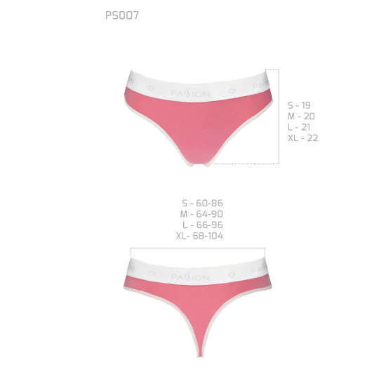 Спортивні трусики-стрінги Passion PS007 PANTIES pink, size M Спортивні трусики-стрінги Passion PS007 PANTIES pink, size M