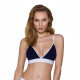 Спортивний топ з подвійними бретелями Passion PS007 TOP navy blue, size L Спортивний топ з подвійними бретелями Passion PS007 TOP navy blue, size L