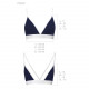 Спортивний топ з подвійними бретелями Passion PS007 TOP navy blue, size L Спортивний топ з подвійними бретелями Passion PS007 TOP navy blue, size L