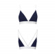Спортивний топ з подвійними бретелями Passion PS007 TOP navy blue, size L Спортивний топ з подвійними бретелями Passion PS007 TOP navy blue, size L