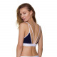 Спортивний топ з подвійними бретелями Passion PS007 TOP navy blue, size M Спортивний топ з подвійними бретелями Passion PS007 TOP navy blue, size M