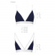 Спортивний топ з подвійними бретелями Passion PS007 TOP navy blue, size M Спортивний топ з подвійними бретелями Passion PS007 TOP navy blue, size M