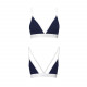 Спортивний топ з подвійними бретелями Passion PS007 TOP navy blue, size XL Спортивний топ з подвійними бретелями Passion PS007 TOP navy blue, size XL