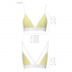 Спортивний топ з подвійними бретелями Passion PS007 TOP yellow, size L Спортивний топ з подвійними бретелями Passion PS007 TOP yellow, size L