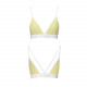 Спортивний топ з подвійними бретелями Passion PS007 TOP yellow, size L Спортивний топ з подвійними бретелями Passion PS007 TOP yellow, size L