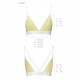 Спортивний топ з подвійними бретелями Passion PS007 TOP yellow, size S Спортивний топ з подвійними бретелями Passion PS007 TOP yellow, size S