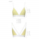 Спортивний топ з подвійними бретелями Passion PS007 TOP yellow, size XL Спортивний топ з подвійними бретелями Passion PS007 TOP yellow, size XL