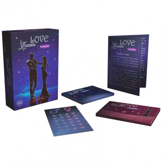 Гра для пари «LOVE Фанти: Романтик» (RU) Гра для пари «LOVE Фанти: Романтик» (RU)
