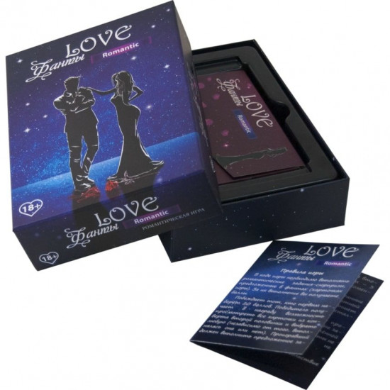 Гра для пари «LOVE Фанти: Романтик» (RU) Гра для пари «LOVE Фанти: Романтик» (RU)