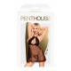 Комплект сорочка у стилі 60-х та трусики з доступом Penthouse - Libido Boost Black M/L Комплект сорочка у стилі 60-х та трусики з доступом Penthouse - Libido Boost Black M/L