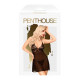 Міні-сукня з мереживним ліфом та стрінгами Penthouse - Bedtime Story Black M/L Міні-сукня з мереживним ліфом та стрінгами Penthouse - Bedtime Story Black M/L