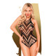 Боді з геометричним орнаментом Penthouse - Go Hotter Black S/L Боді з геометричним орнаментом Penthouse - Go Hotter Black S/L