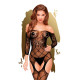 Бодістокінг з флористично-геометричним орнаментом Penthouse - Top-Notch Black S/L Бодістокінг з флористично-геометричним орнаментом Penthouse - Top-Notch Black S/L