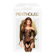 Бодістокінг з флористично-геометричним орнаментом Penthouse - Top-Notch Black S/L Бодістокінг з флористично-геометричним орнаментом Penthouse - Top-Notch Black S/L