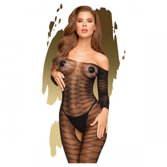 Бодістокінг з довгими рукавами Penthouse - Dreamy Diva Black S/L Бодістокінг з довгими рукавами Penthouse - Dreamy Diva Black S/L