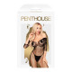 Бодістокінг з імітацією ліфа Penthouse - High Profile Black S/L Бодістокінг з імітацією ліфа Penthouse - High Profile Black S/L