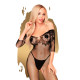 Бодістокінг з імітацією ліфа Penthouse - High Profile Black S/L Бодістокінг з імітацією ліфа Penthouse - High Profile Black S/L