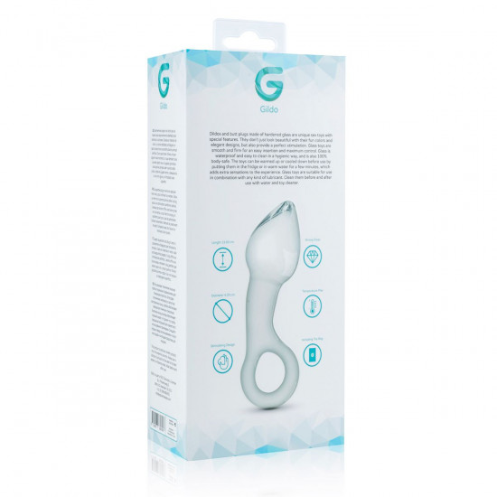 Скляний стимулятор простати Gildo Glass Prostate Plug No. 13 Скляний стимулятор простати Gildo Glass Prostate Plug No. 13