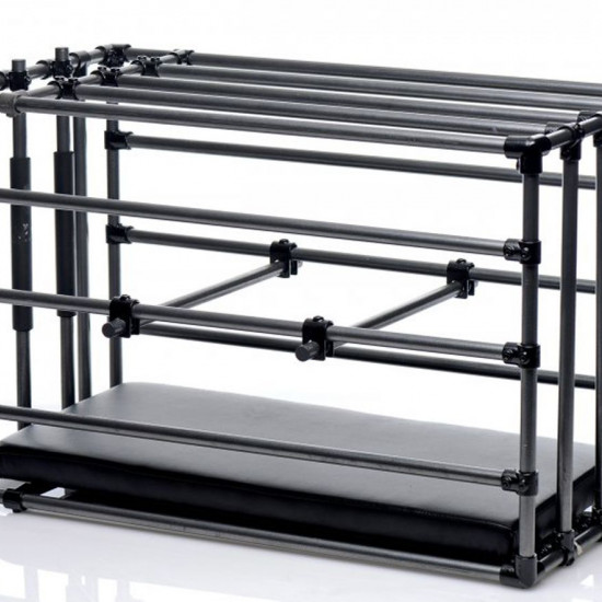 Міцна розбірна клітка для покарань Kennel Adjustable Bondage Cage Міцна розбірна клітка для покарань Kennel Adjustable Bondage Cage