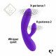 Гнучкий вібратор кролик з двома моторами FeelzToys Lea Rabbit Vibrator Medium Purple Гнучкий вібратор кролик з двома моторами FeelzToys Lea Rabbit Vibrator Medium Purple