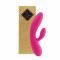 Гнучкий вібратор кролик з двома моторами FeelzToys Lea Rabbit Vibrator Rubine Red