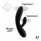 Гнучкий вібратор кролик з двома моторами FeelzToys Lea Rabbit Vibrator Black Гнучкий вібратор кролик з двома моторами FeelzToys Lea Rabbit Vibrator Black
