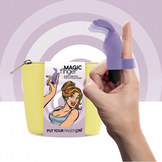 Вібратор на палець FeelzToys Magic Finger Vibrator Purple Вібратор на палець FeelzToys Magic Finger Vibrator Purple