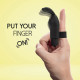 Вібратор на палець FeelzToys Magic Finger Vibrator Black Вібратор на палець FeelzToys Magic Finger Vibrator Black