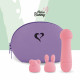 Міні-вібратор FeelzToys Mister Bunny Pink з двома насадками Міні-вібратор FeelzToys Mister Bunny Pink з двома насадками