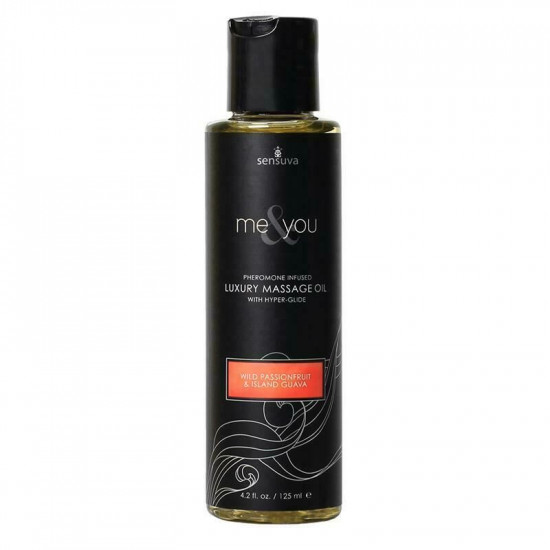 Масажна олія Sensuva Me&You Wild Passion Fruit & Island Guava (125 мл) з феромонами Масажна олія Sensuva Me&You Wild Passion Fruit & Island Guava (125 мл) з феромонами