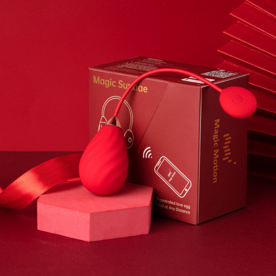Смарт-віброяйце Magic Motion Sundae Red Смарт-віброяйце Magic Motion Sundae Red