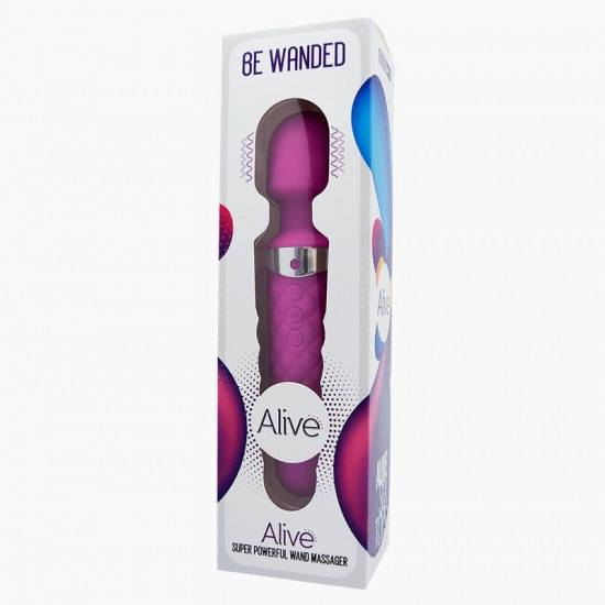 Мінівібромасажер Alive Be Wanded Purple Мінівібромасажер Alive Be Wanded Purple