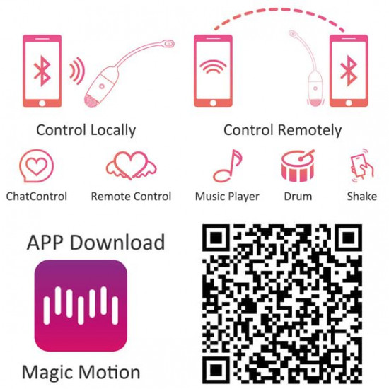 Смарт-віброяйце Magic Motion Vini Orange, керування зі смартфона Смарт-віброяйце Magic Motion Vini Orange, керування зі смартфона