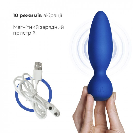 Анальна вібропробка Adrien Lastic Little Rocket макс. діаметр 3,5 см, soft-touch Анальна вібропробка Adrien Lastic Little Rocket макс. діаметр 3,5 см, soft-touch