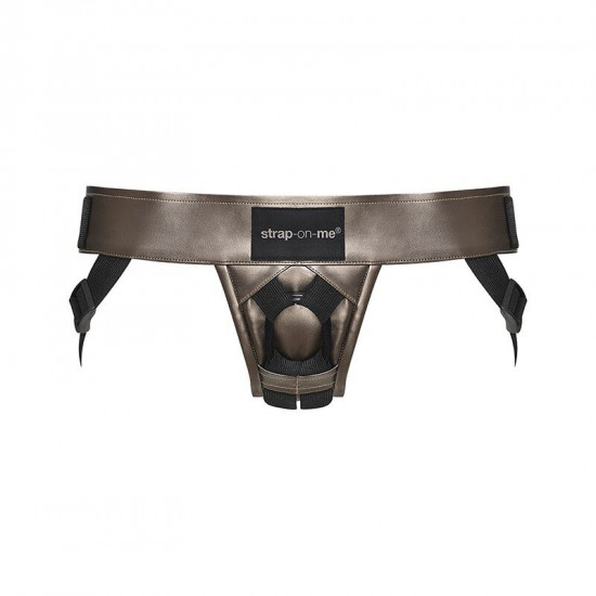 Трусики для страпону Strap-On-Me Leatherette Harness CURIOUS Трусики для страпону Strap-On-Me Leatherette Harness CURIOUS